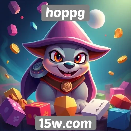 A variedade de jogos disponíveis no hoppg